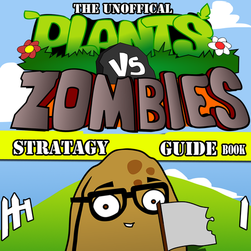 Kindle ebook Cover: Plants vs Zombies Strategy Guide Book Diseño de RetroSquid