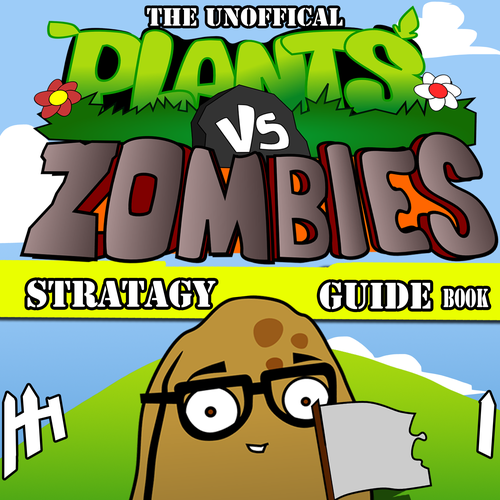 Kindle ebook Cover: Plants vs Zombies Strategy Guide Book Design by RetroSquid