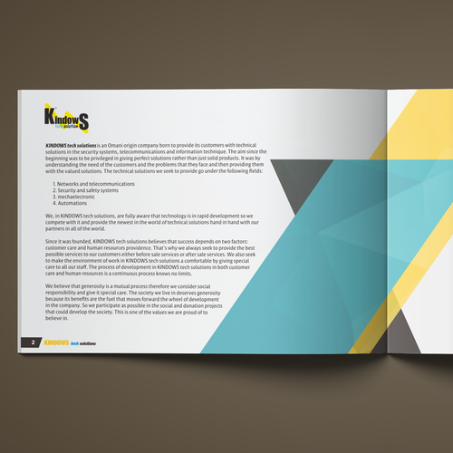 Create a company profile brochure Design by lookedaeng@rt