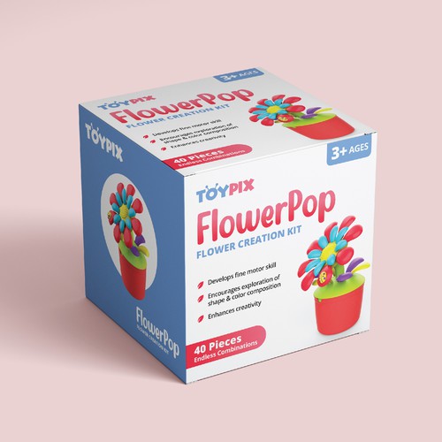 FlowerPop toy - box design Design by aashish.b
