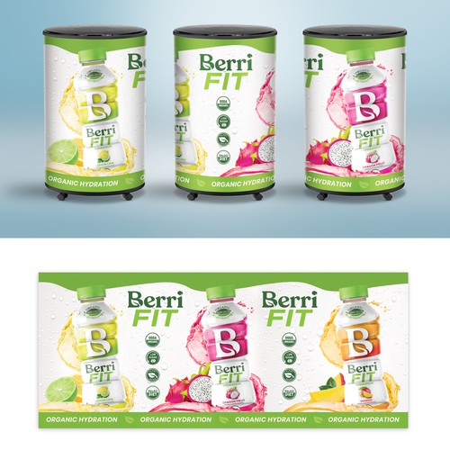 Branded Beverage Cooler Design by maxgraphic