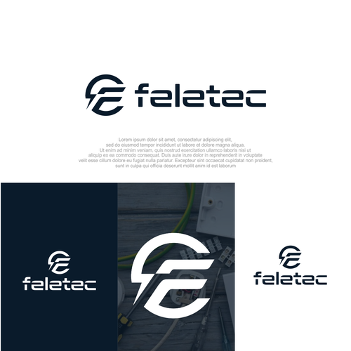 Design feletec Logo por RowSheet