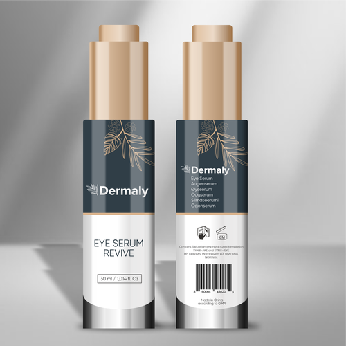 Eye serum bottle design Design by SONUPARMAR