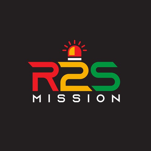 R2S Mission design logo (Rescue to Secure Mission) Design by HOD Experts ™