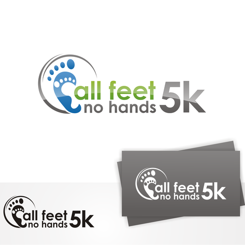 Create the next logo for All Feet, No Hands 5k Réalisé par tasa
