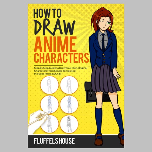 my original character draw on book cover
