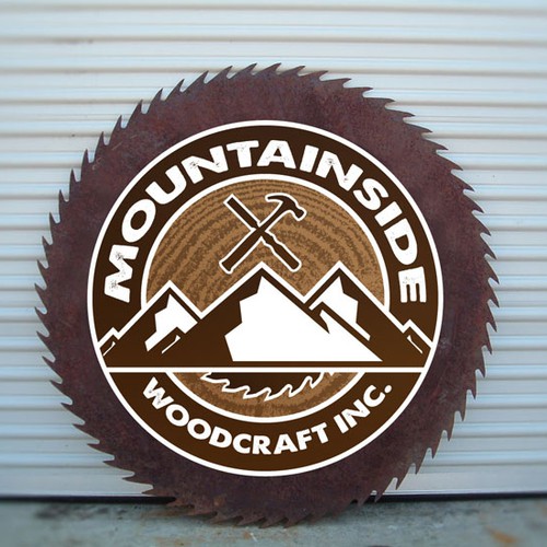 Create the next logo for MOUNTAINSIDE WOODCRAFT, INC Diseño de locknload