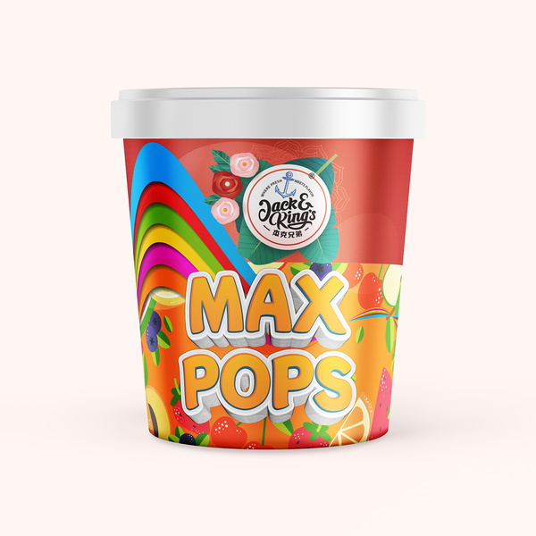 Colorful & Trendy Packaging for Mini Ice Cream Cones