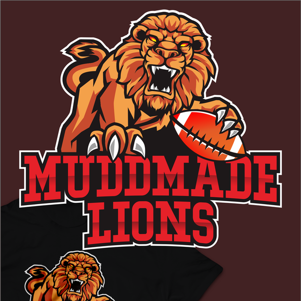 Design by alfaruq_studio titled "logo concept for muddmade lions"