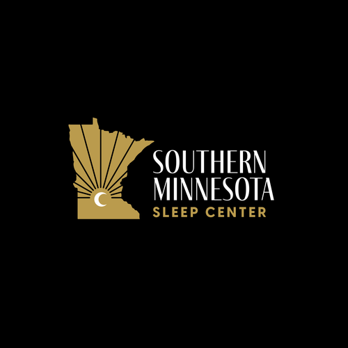 A Sleep Center logo in Southern Minnesota for breathing and sleeping better. Design by MrsR1ck3rt