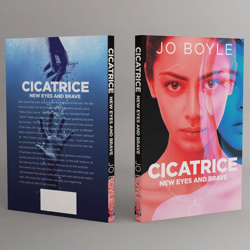 Design a book cover for a woman warrior. Design by BettyMar⭐️