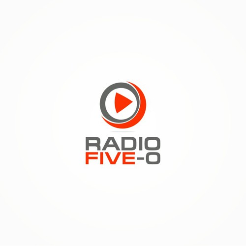 logo for RADIO FIVE-O Diseño de ka_
