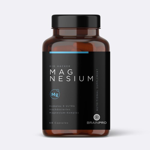Design a product label for a bio hacker brand - Brain Pro Design by MKaufhold