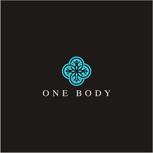 Design a logo for One Body Software showing inter-church community in the One Body of Christ. Design by Olvenion