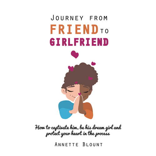 Design a book cover that is fun and playful to help single women experience love beyond friendship Design by Virginia's Dolls