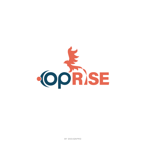 OP Rise Logo! Be inspired, bring your creativity, have some design fun! Design by Eli - Wolfex Agency