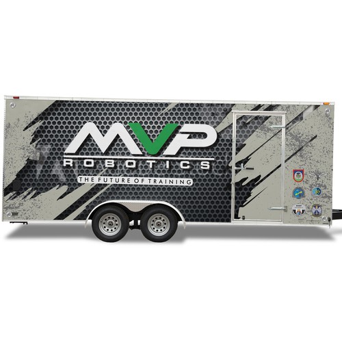 DESIGN A TRAILER WRAP FOR MILITARY ROBOTS - MVP ROBOTICS Design by dnite