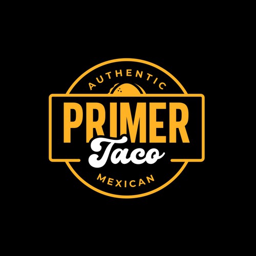 Taco Drive Thru Logo Diseño de Vic People Studio