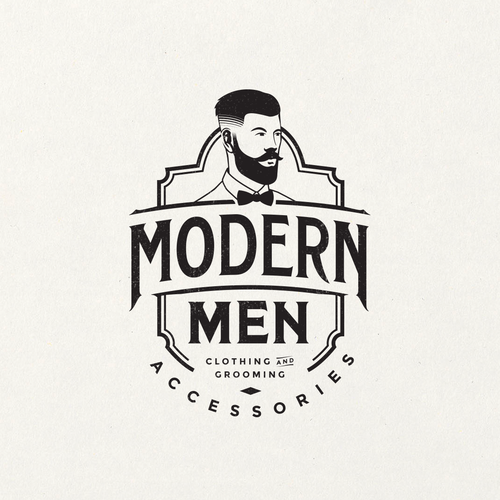 Manly, Retro-Modern Logo for Modern Men: A Subscription Box for the Modern Gentleman Réalisé par phete