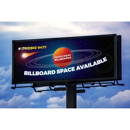 Need an Eye catching Billboard Advertising the Billboard Space