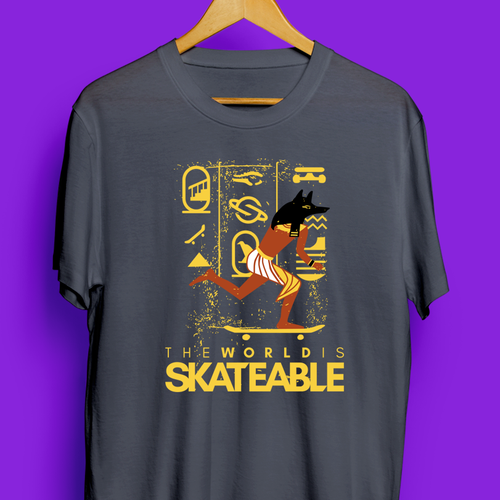 The World is Skateable ... and we need an awesome tee design Design réalisé par SANT2