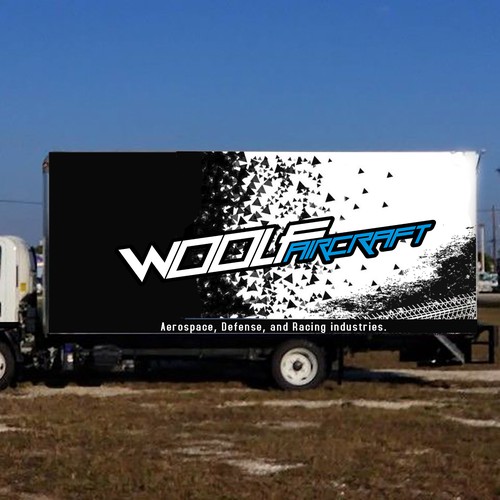 Design our box truck wrap! Design by Carlos Larrota