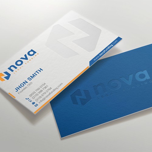 Design a Print Material (Biz Card, Letterhead, Letter) for Legal Funding Company Réalisé par kaylee CK