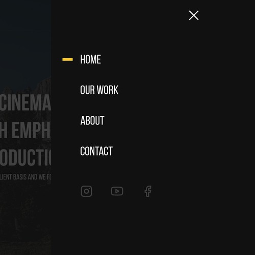 Video Production Company Website // Simplistic Design デザイン by ariecupu
