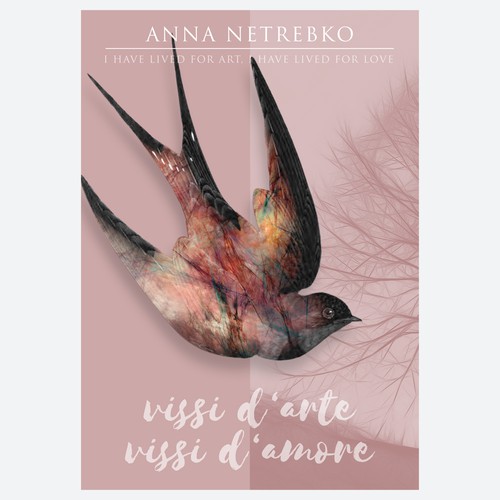 Illustrate a key visual to promote Anna Netrebko’s new album Diseño de MKaufhold