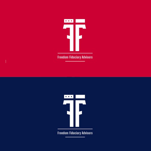 Investment company breaking away from corporate interest looking for fresh patriotic logo. Design by Paulo DStudio