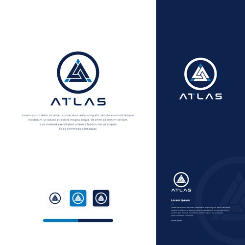 Abstract logo for crypto project Design by JudynGraff