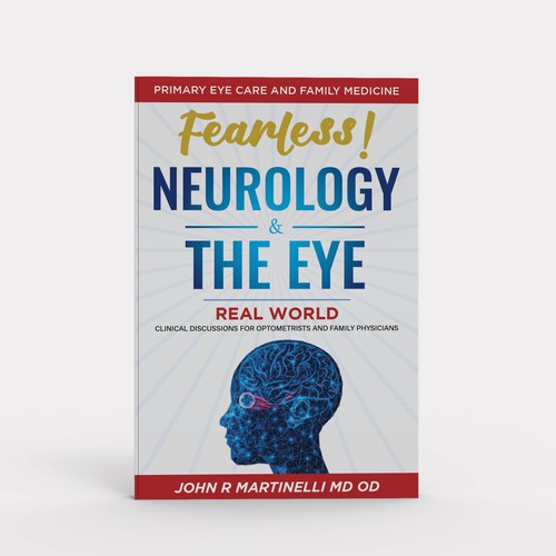 Medical Cover about Neurology & The Eye/Vision in a bold yet engaging style for a new educational series for physicians. Design by GFX_Expert™