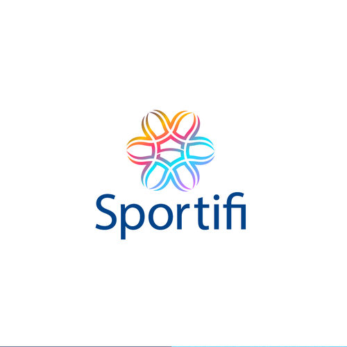 Design a sport app logo; app used for venue booking and player matching Design by oopz