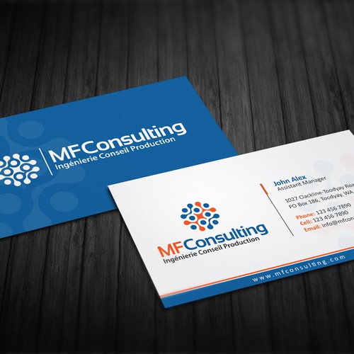 Business card contest entry by Waqas H.