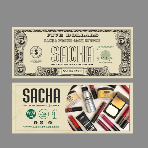 Sacha Cash Design by Krishna Arts