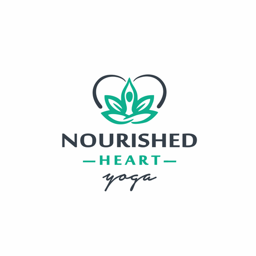 Nourished Heart Yoga needs a contemporary, minimalist logo Design by camaxtli