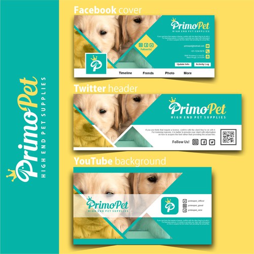 Design a logo for Primo Pet - a premium pet product brand. Design von PIK-NIK studio