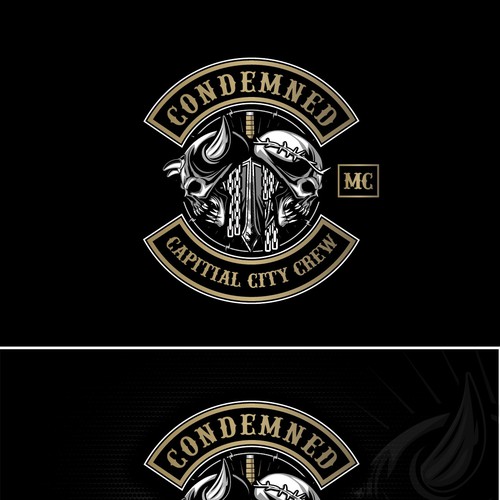 MOTORCYCLE CLUB PATCH Logo design contest