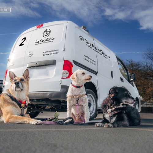 Sleek & simple van wrapping images for Google My Business Design by Alex Serada