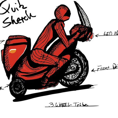Design the Next Uno (international motorcycle sensation) デザイン by kreatek