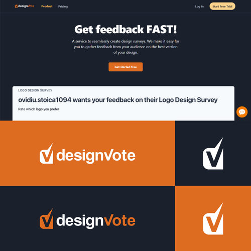 We need a great logo for our feedback application to appeal to designers Design by Nganue