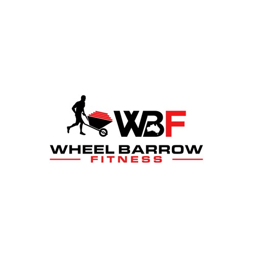 WBF 'Wheel Barrow Fitness' - Male Fitness Group in Manly Australia Design by Rekker