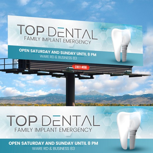 billboard design for dental office Réalisé par Analyn26