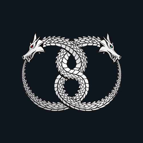 Personal ouroboros logo Design by EvgenYurevich