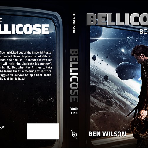 Sci-Fi Novel Cover Design, Start of Series. Design by Betelgeuse