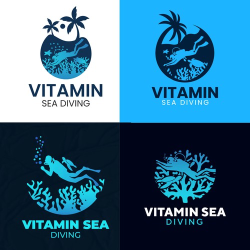 We need a powerful new logo and brand kit for a fun scuba shop Design by mxvect