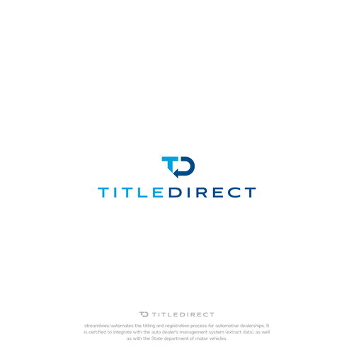 Tech company needs awesome logo for new TITLEDIRECT brand Design by Freud