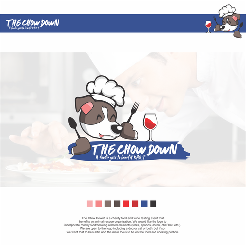 Food competition logo needed for charity even supporting animal rescue! Réalisé par asmui11