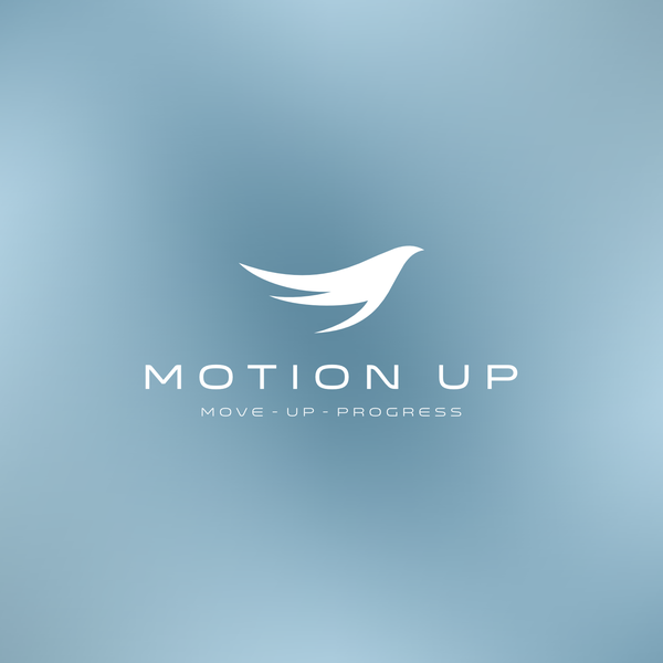 motion up logo concept
