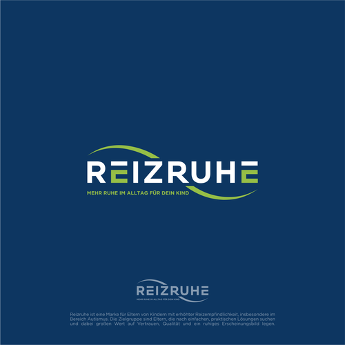 "Modernes, ruhiges Logo für Marke „Reizruhe“ (Familie, Entlastung, Struktur)" winning Postcard, flyer or print